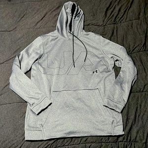 Men’s medium gray under Armour hoodie.